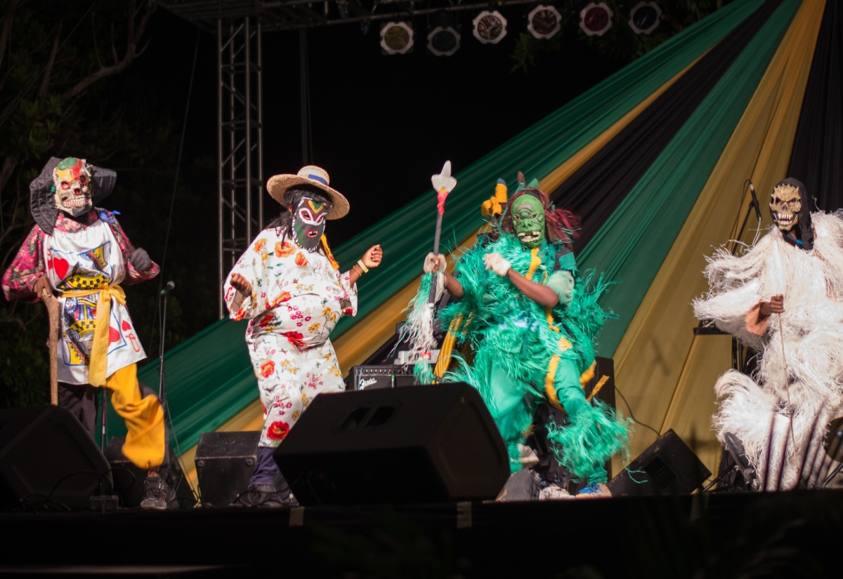 The Islington Culture Group performing Jonkonnu.

