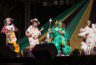 The Islington Culture Group performing Jonkonnu.

