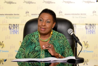 Minister of Culture, Gender, Entertainment and Sport, Hon. Olivia Grange.