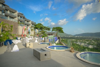 A section of Jamaica Sotheby’s International Realty’s luxury residential development – ‘Spyglass’ - in Jack’s Hill, St. Andrew. The development comprises a mix of apartments and townhouses, representing an extraordinary blend of modern elegance, innovative design and world-class amenities.

