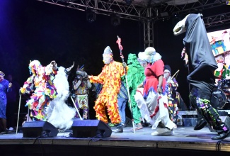 The Kaya Jonkonnu Band performs during the 28th staging of the Emancipation Jubilee, which was held at Seville Heritage Park in St. Ann from July 31 to Emancipation Day, Thursday, August 1. 

