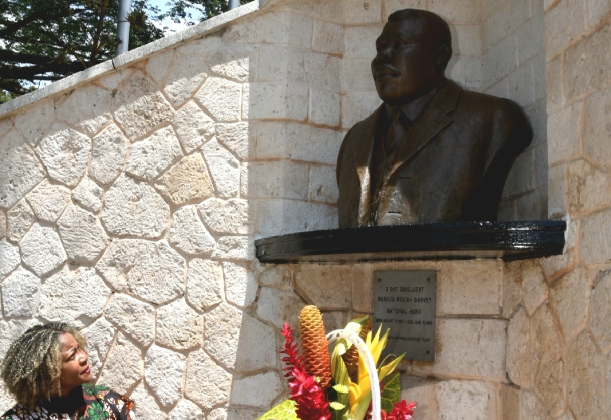 PHOTOS: Floral Tribute To Mark 137th Anniversary Of Marcus Garvey’s Birth