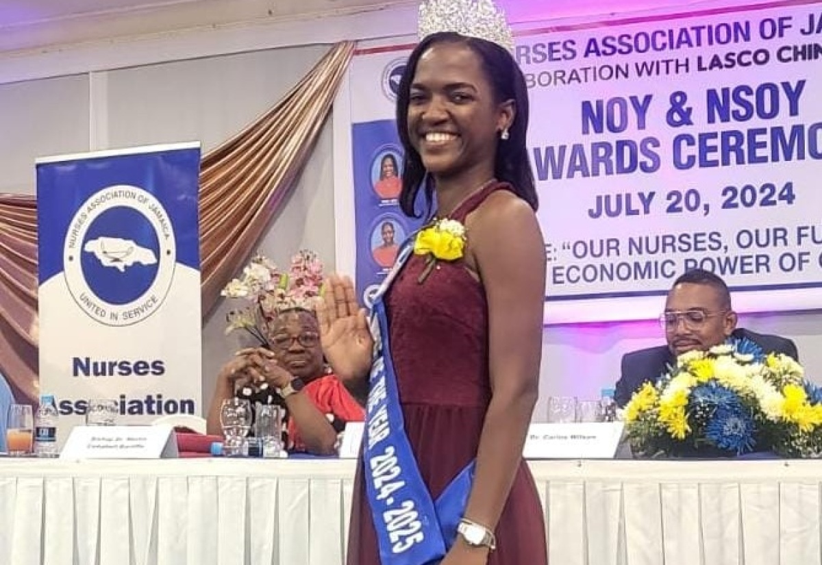 The 2024/2025 Nurse of the Year, Abigail James, took the coveted title at the LASCO Chin Foundation and Nurses Association of Jamaica (NAJ) awards ceremony held recently at the Summit Lifestyle and Business Campus (formerly Knutsford Court Hotel) in St. Andrew.

