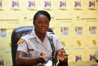 Head of the Jamaica Constabulary Force (JCF) Social Media Team, Woman Sergeant Kayla Keane.

