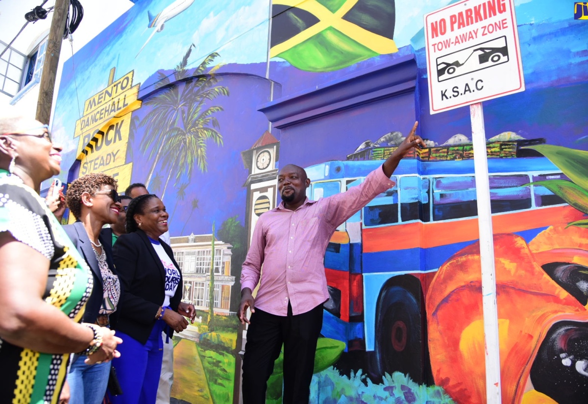 Tourism Mural Unveiled in Downtown Kingston