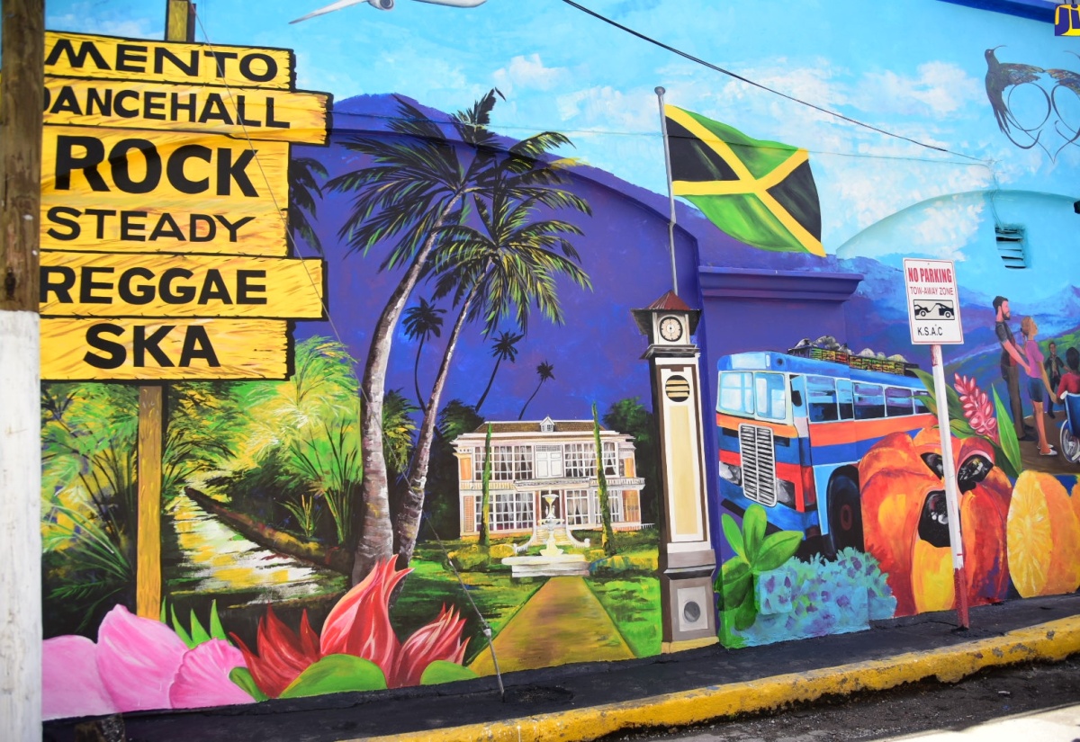 Tourism Mural Unveiled in Downtown Kingston