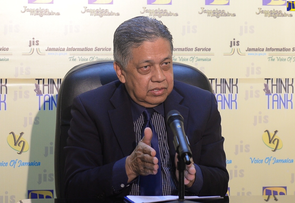 Acting Managing Director at the Development Bank of Jamaica (DBJ), David Wan, speaks at a Jamaica Information Service (JIS) Think Tank on Tuesday, September 17.

