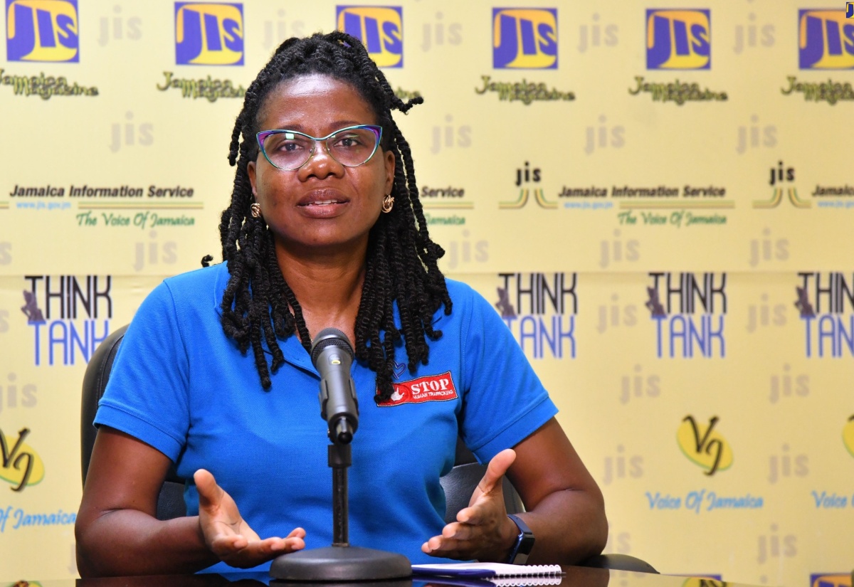 Head of the Anti-Trafficking in Persons Unit, Counter Terrorism and Organised Crime Investigations Branch, Jamaica Constabulary Force (JCF), Woman Detective Inspector Kimesha Gordon.

