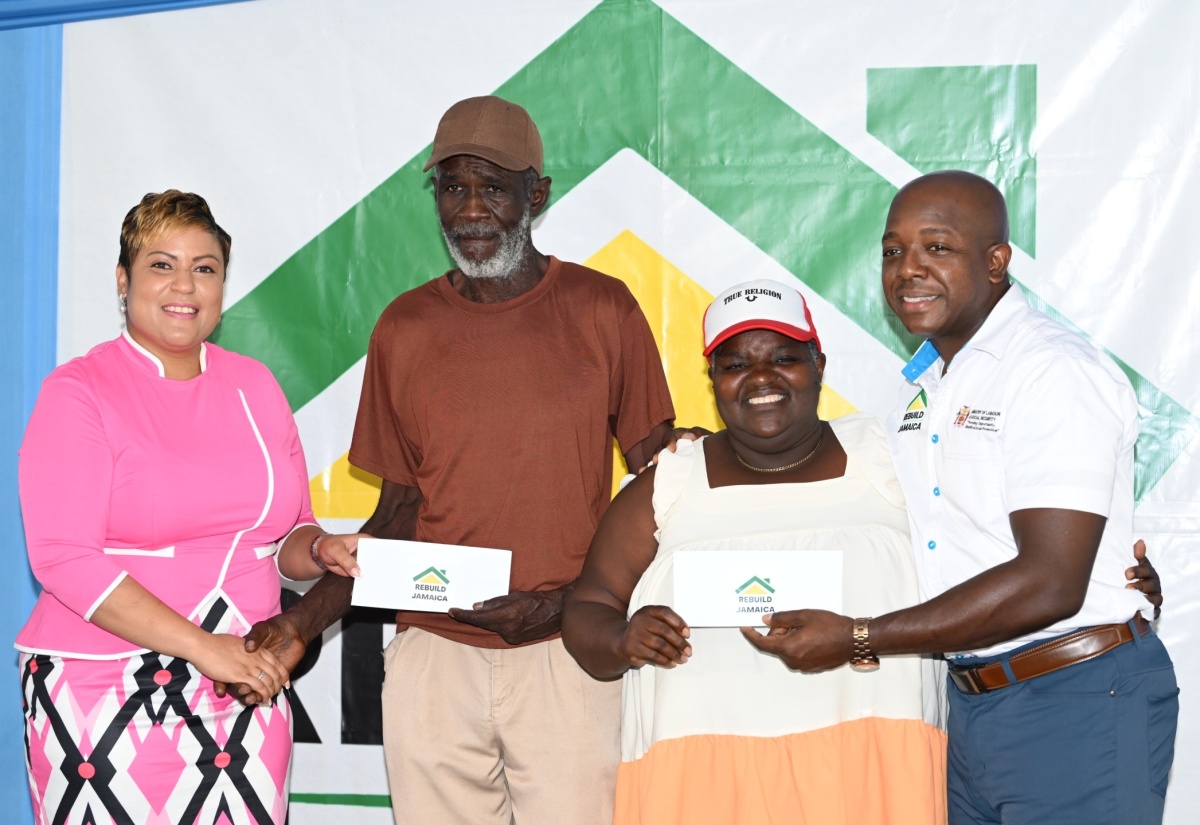 Residents of St. Ann and Trelawny Receive Grants to Rebuild