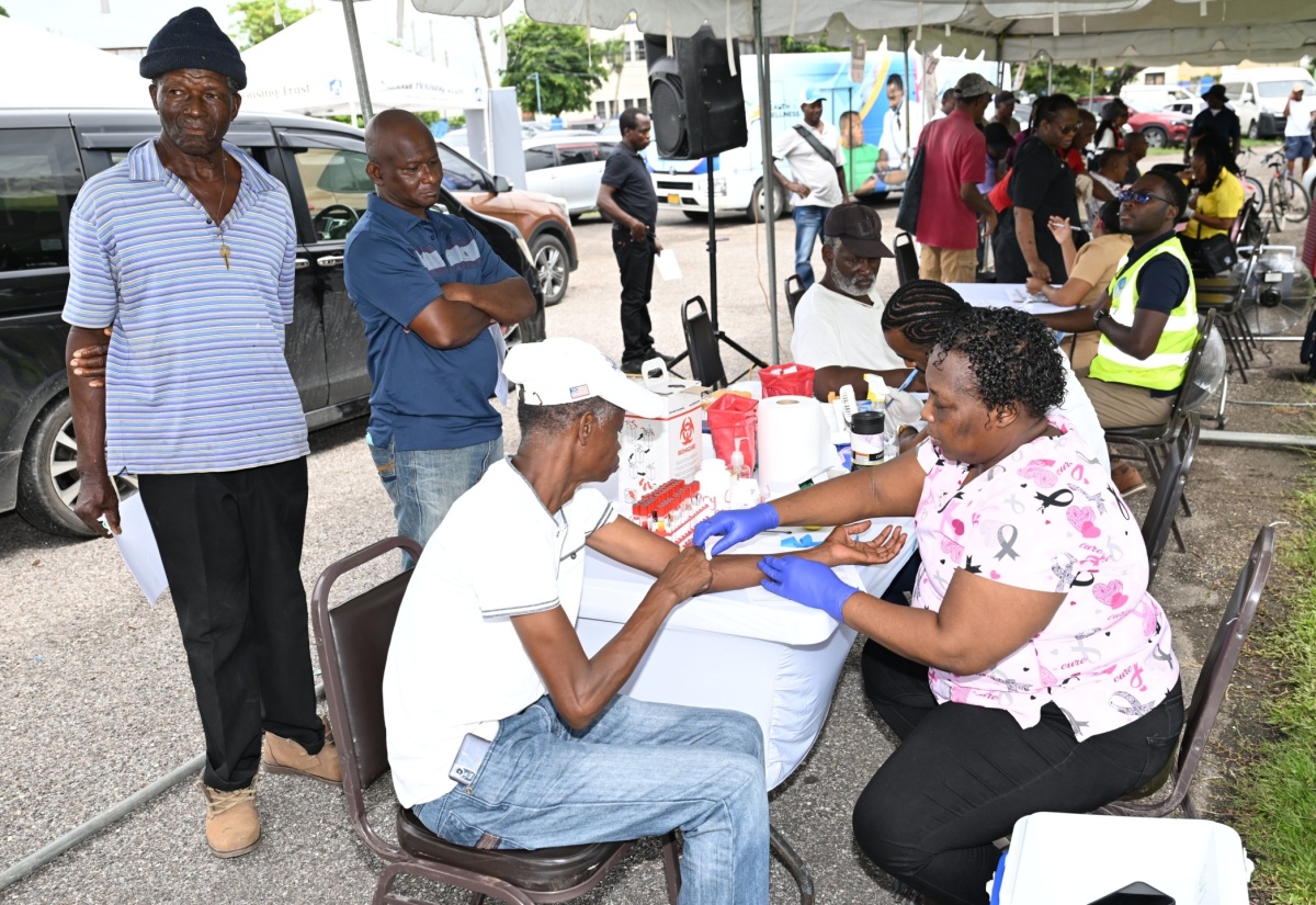 Scores of Men Attend Health for Prostate Cancer Screening