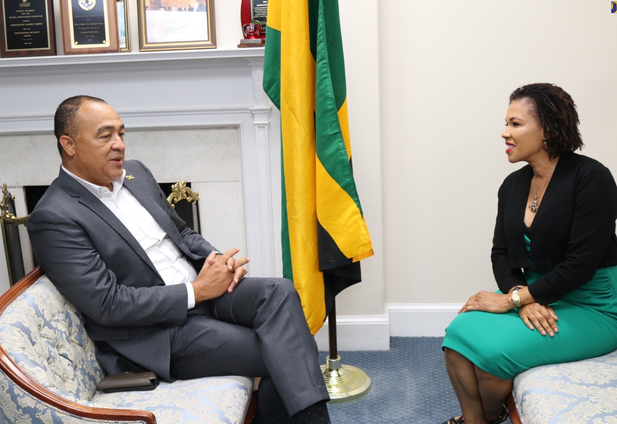 PHOTOS: Health And Wellness Minister, Dr. The Hon. Christopher Tufton, Visits Embassy Of Jamaica