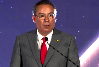 Minister of Science, Energy, Telecommunications and Transport (MSETT), Hon. Daryl Vaz, addresses the AAJ 50th Anniversary Gala Awards Banquet, held at The Jamaica Pegasus hotel on Sunday, September 22.

