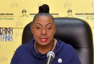 Minister of Culture, Gender, Entertainment and Sport, Hon. Olivia Grange.

