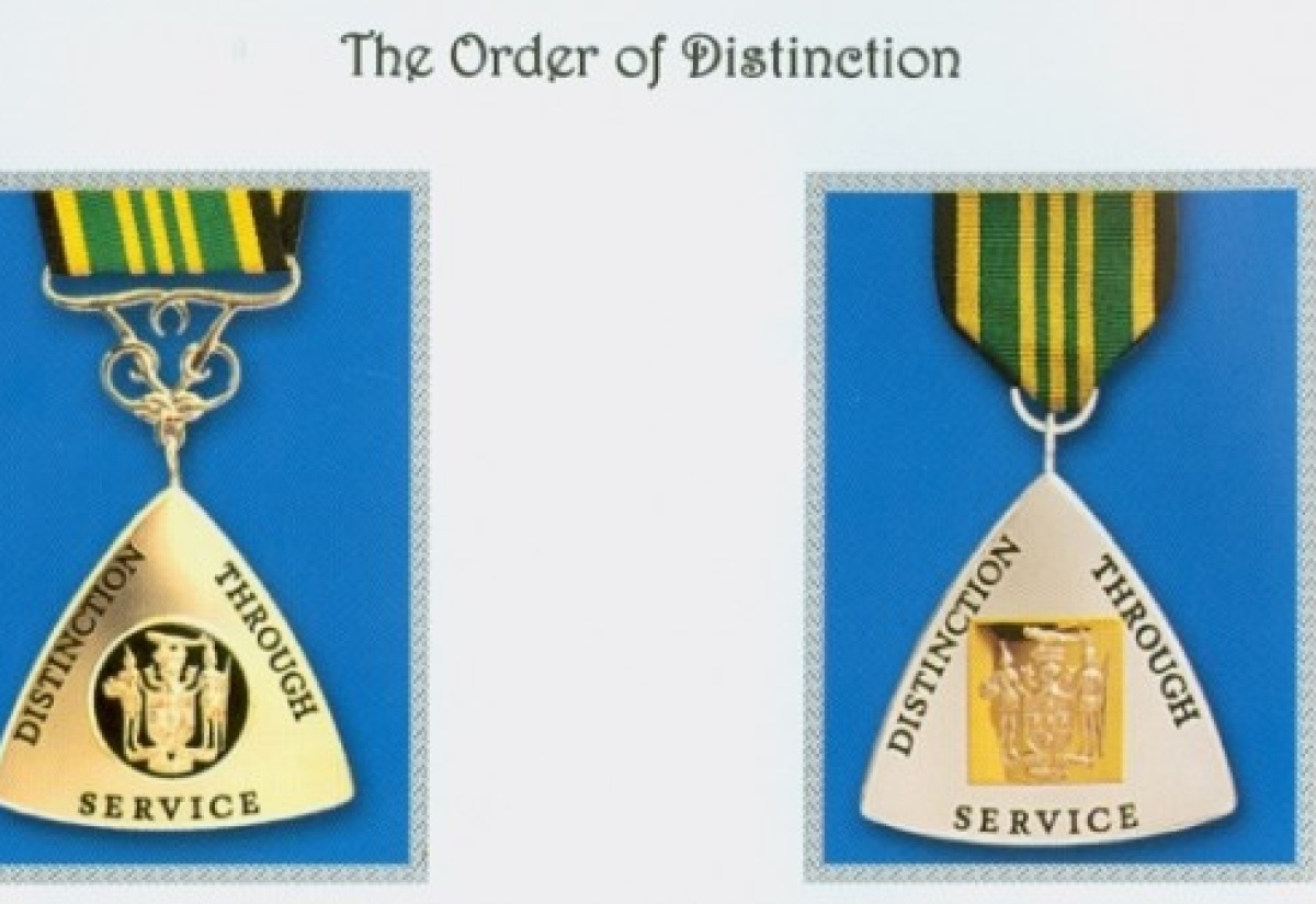 Order of Distinction – Jamaica Information Service