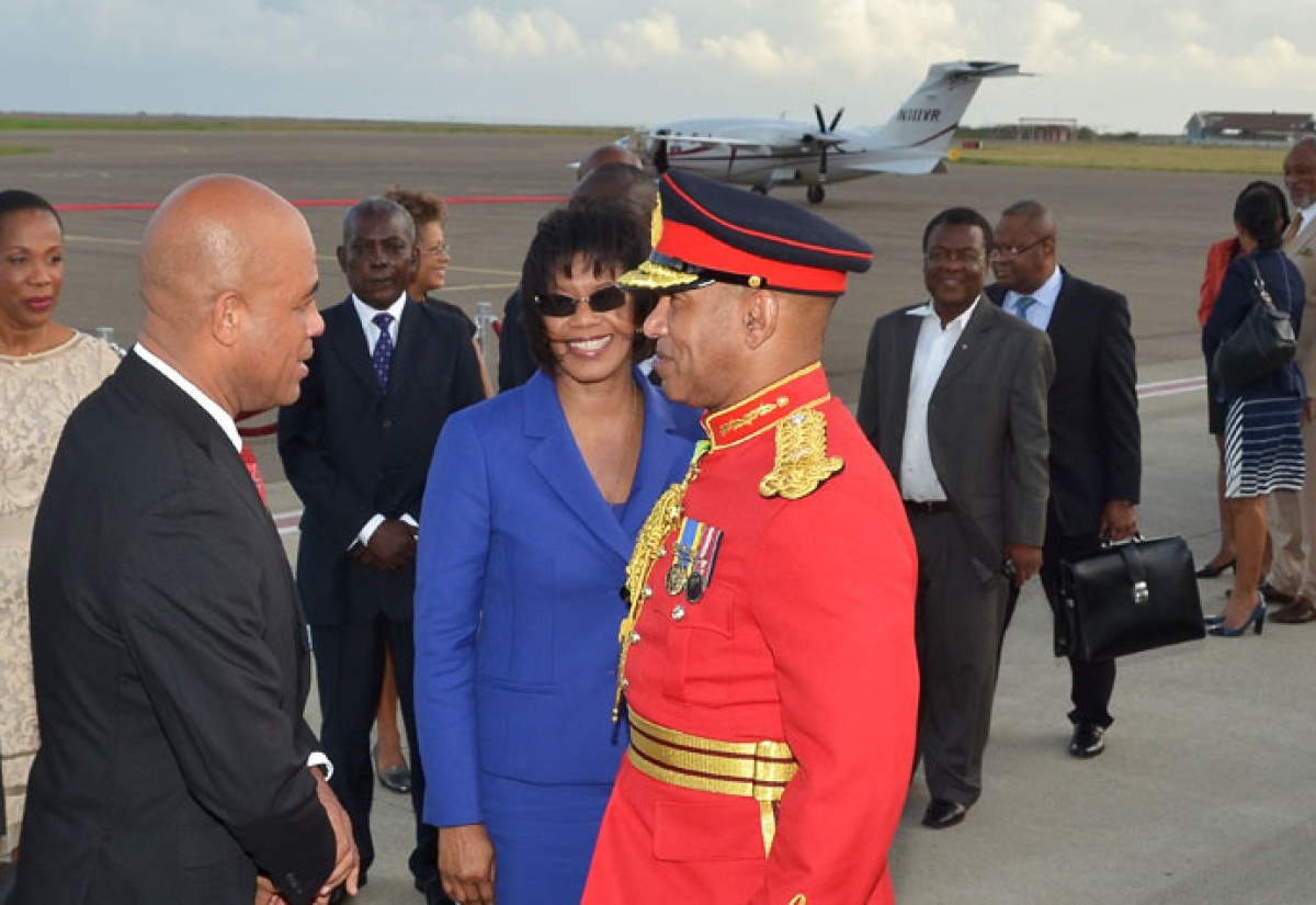 Haitian President Arrives For Three Day State Visit Jamaica